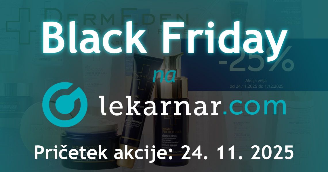 Napovedujemo: Dermeden Black Friday (-25%)
