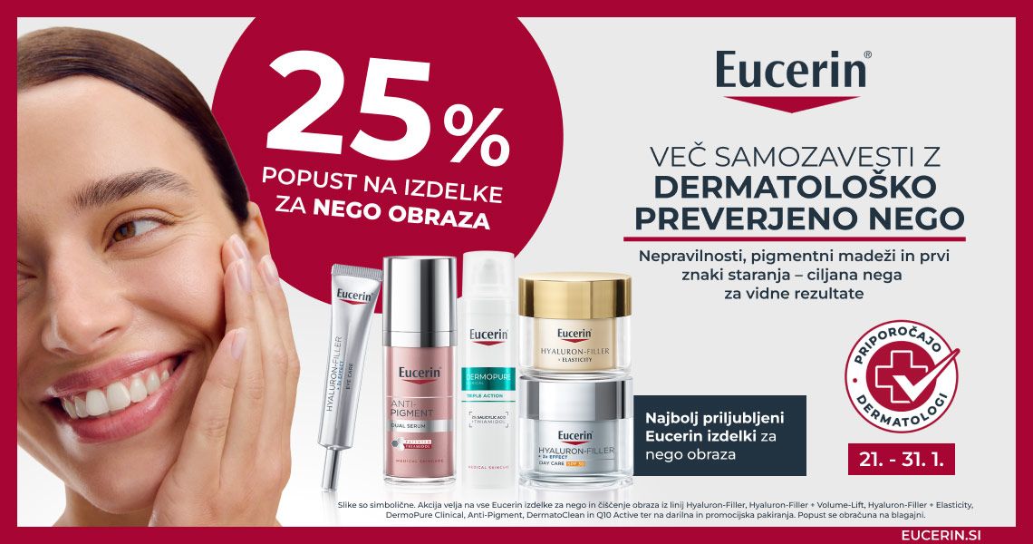 Eucerin nega obraza (-25%)