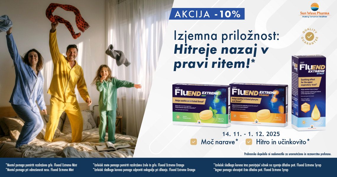 Prehranska dopolnila FluEND Extreme (-10%).