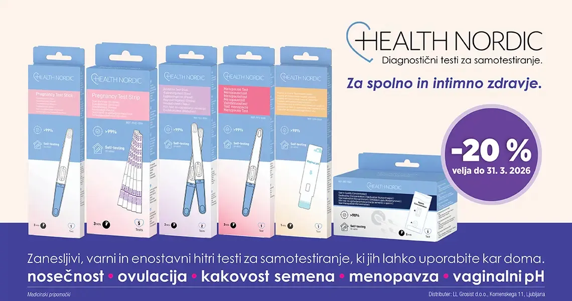 Izbrani testi Health Nordic (-20%) 🧪