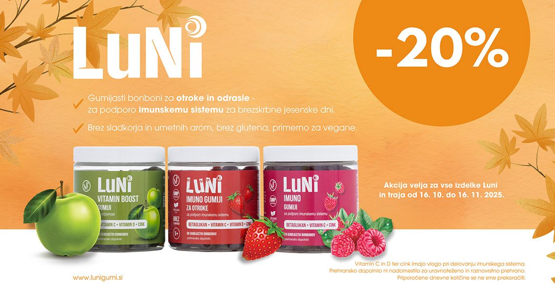 Prehranska dopolnila Luni (-20%)