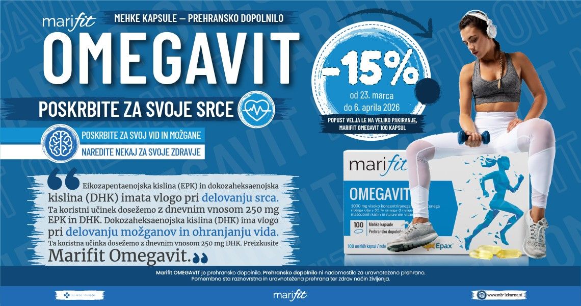 Marifit Omegavit kapsule (-15%)