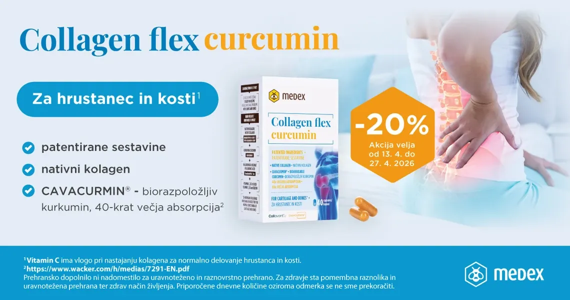 Medex Collagen flex curcumin kapsule (-20%)