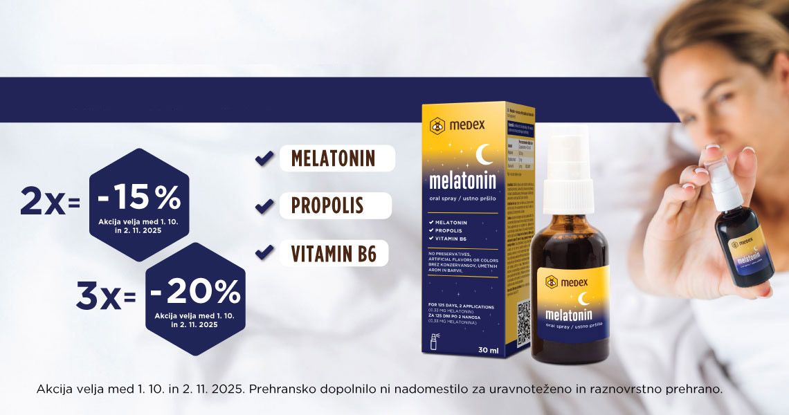 Melatonin Medex ustno pršilo (do -20%)