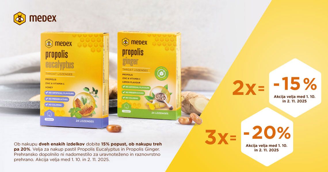 Medex Propolis pastile (do -20%)