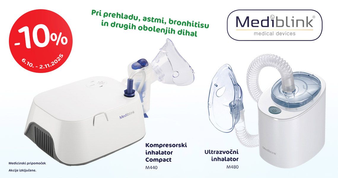 Izbrani Mediblink inhalatorji (-10%)