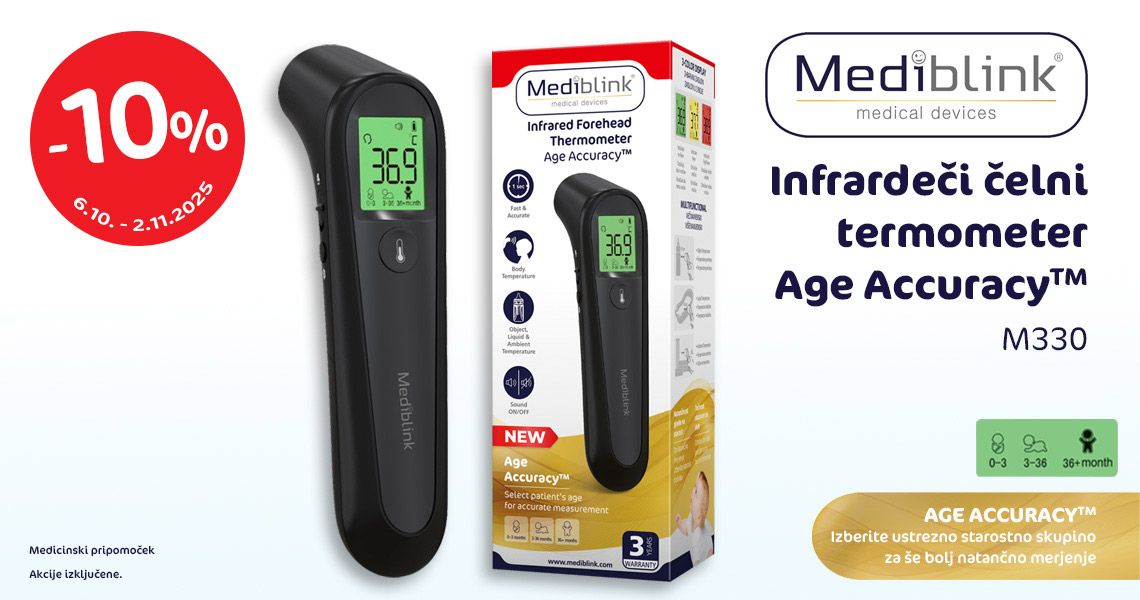Mediblink Infrardeči čelni termometer M330 (-10%)