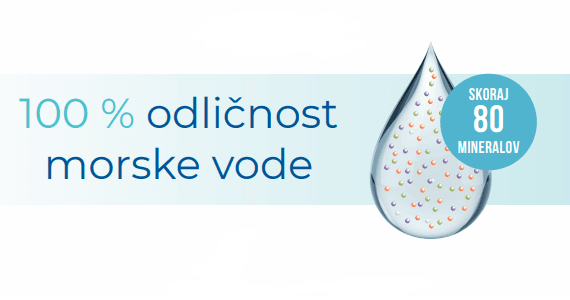 100% morska voda za izpiranje nosu