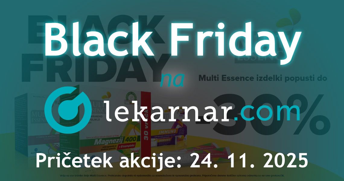 Napovedujemo: Multiessence Black Friday (do -30%)