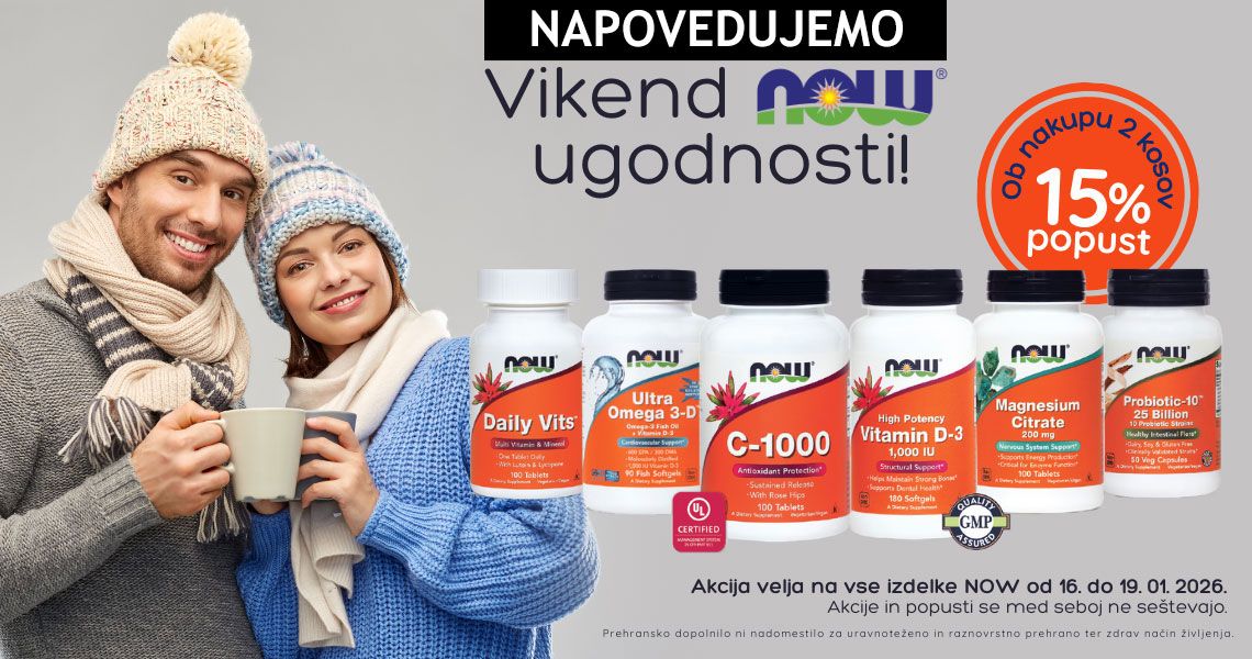 Napovedujemo: NOW vikend (2x=-15%)