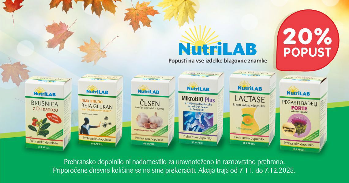Prehranska dopolnila Nutrilab (-20%)