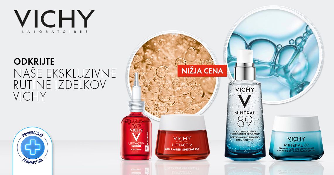 Vichy protokoli za nego obraza ter las in lasišča so vam na voljo ugodneje.