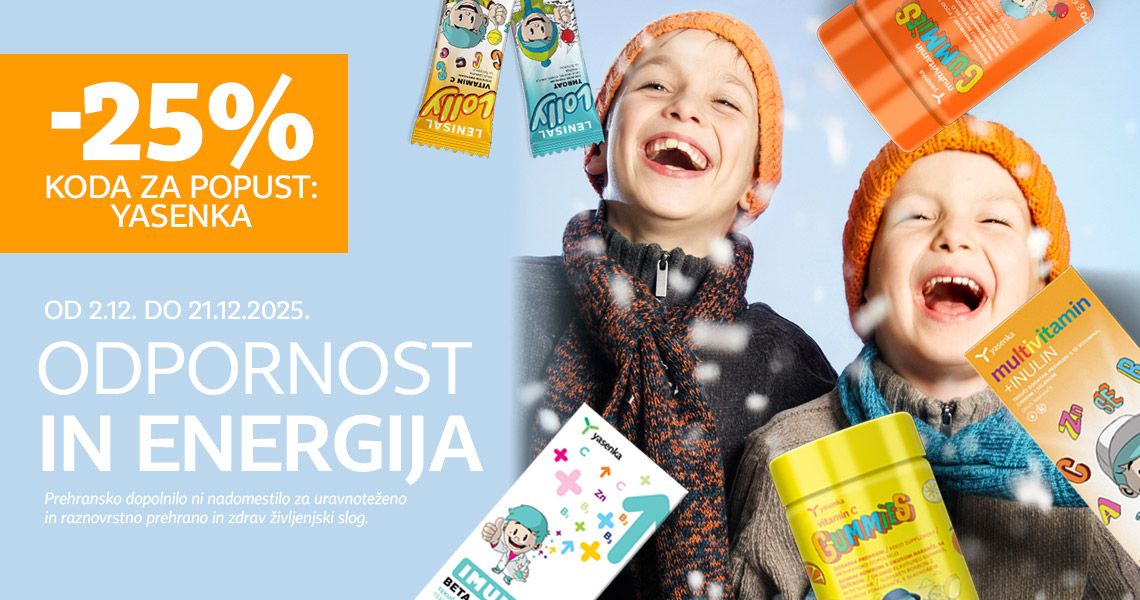 Yasenka izdelki za otroke (-25%). Koda za popust: YASENKA